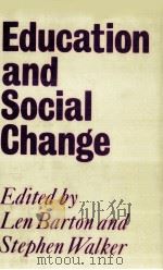 Education and social change PDF电子版封面 0709939043
