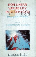 NON-LINEAR VARIABILITY IN GEOPHYSICS Scaling and Fractals PDF电子版封面 0792309855 D.SCHERTXER S.LOVEJOY