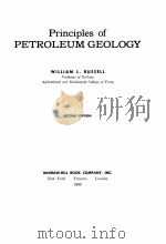Principles oif PETROLEUM GELOGY PDF电子版封面 WILLIAM L.RUSSELL