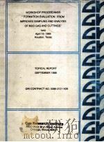 WORDSHOP ON FORMATION EVALUATION FROM IMPROVED SAMPLING AND ANALYSIS OF MUD GAS AND CUTTINGS  FINAL（ PDF版）
