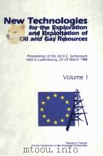 New technologies for the exploration and exploitation of oil and gas resources  Volume 1（ PDF版）