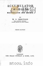 ACCUMULATOR CHARGING MAINTENANCE AND REPAIR TENTH EDITION PDF电子版封面 W.S.IBBETSON