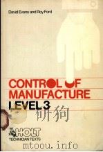 Control of Manufacture LEVEL 3 PDF电子版封面 0039104249