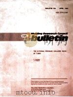 The External Pressure Collapse Tests of Tubes（ PDF版）