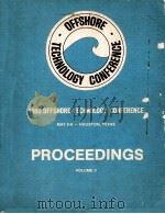 TWELFTH ANNUAL OFFSHORE THCHNOLOGY CONFERENCE  1980 Proceedings  Volume 2（ PDF版）