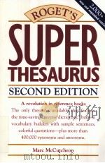 ROGET'S SUPER THESAURUS SECOND EDITION PDF电子版封面 0898797756 Marc McCutcheon