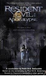 RESIDENT EVIL:APOCALYPSE PDF电子版封面 0743493494