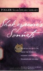 FOLGER SHAKESPEARE LIBRARY SHAKESPEARE'S SONNETS PDF电子版封面 0671722875 BARBARA A.MOWAT PAUL WERSTINE