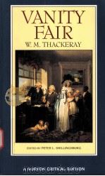 WILLIAM MAKEPEEACE THACKERAY VANITY FAIR AN AUTHORITATIVE TEXT BACKGROUNDS AND CONTEXTS CRITICISM PDF电子版封面 0393965953