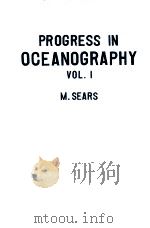 PROGRESS IN OCEANOGRAPHY VOLUME 1（1963 PDF版）