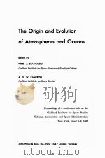 THE ORIGIN AND EVOLUTION OF ATMOSPHERES AND OCEANS（1963 PDF版）