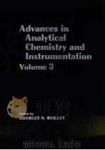 ADVANCES IN ANALYTICAL CHEMISTRY AND INSTRUMENTATION VOLUME 3（1964 PDF版）