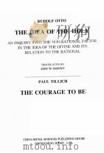 THE IDEA OF THE HOLY AN INQUIRY INTO THE NON-RATIONAL FACTOR IN THE IDEA OF THE DIVINE AND ITS RELA PDF电子版封面 JOHN W.HARVEY