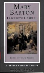 MARY BARTON AUTHORITATIVE TEXT CONTEXTS CRITICISM  Elizabeth Gaskell（ PDF版）