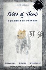 BULES OF THUMB A GUIDE FOR WRITERS Fifth Edition PDF电子版封面 0072449861