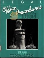 LEGAL OFFICE PROCEDURES SECOND EDITION PDF电子版封面 0070040583 Marjorie Dunlap Bate Mary C.C