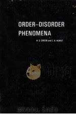 ORDER-DISORDER PHENOMENA（1964 PDF版）