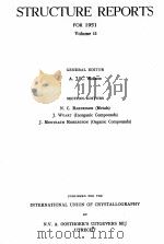 STRUCTURE REPORTS FOR 1951 VOLUME 15（1957 PDF版）