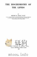 THE BIOCHEMISTRY OF THE SOPIDS（1937 PDF版）