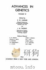 ADVANCES IN GENETICS VOL.12（1964 PDF版）