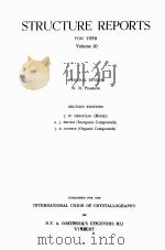 STRUCTURE REPORTS FOR 1956 VOL.20（1963 PDF版）