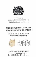 THE DETERMINATIO OF URANIUM AND THORIUM（1963 PDF版）