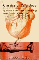 CLASSICS OF CARDIOLOGY VOL I（1941 PDF版）
