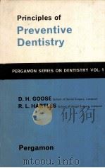 PRINCIPLES OF PREVENTIVE DENTISTRY（1964 PDF版）