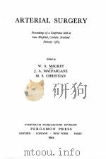 ARTERIAL SURGERY（1964 PDF版）