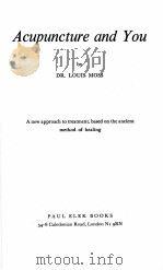 ACUPUNCTURE AND YOU（1964 PDF版）