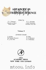 ADVANCES IN VETERINARY SCIENCE VOLUME 9（1964 PDF版）