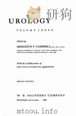 UROLOGY VOLUME THREE SECOND EDITION（1963 PDF版）