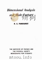 DIMENSIONAL ANALYSIS AND SCALE FACTORS（1964 PDF版）