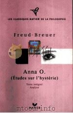 LES CLASSIQUESHATIER DE LA PHILOSOPHIE Sous la direction de Laurence Hansen-Love Anna O.(Etudes su PDF电子版封面 2218742268