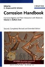 Corrosion Handbook Volume 11 Sulfuric Acid PDF电子版封面 3527311279 G.Kreysa M.Schutze