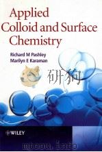 Applied Colloid and Surface Chemistry（ PDF版）