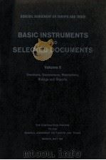 GENERAL GAREEMENT ON TARIFFS AND TRADE BASIC INSTRUMENTS AND SELECTED DOCUMENTS VOL.II 1952 PDF电子版封面