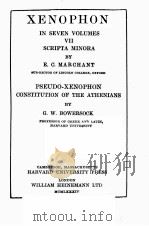 XENOPHON IN SEVEN VOLUMES Ⅶ SCRIPTA MINORA（1968 PDF版）
