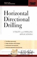 Horizontal Directional Drilling Utility aaand Pipeline Applications PDF电子版封面 007145473X David A.Willoughby