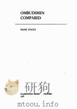 OMBUDSMEN COMPARED 1978 PDF电子版封面 0198274203