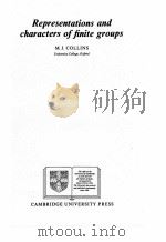 REPRESENTATIONS AND CHARACTERS OF FINITE GROUPS（1990 PDF版）