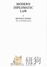 MODERN DIPLOMATIC LAW（1968 PDF版）