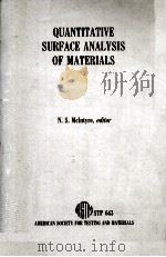 QUANTITATIVE SURFACE ANALYSIS OF MATERIALS（ PDF版）