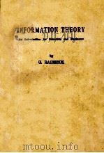 INFORMATION THEORY:AN INTRODUCTION FOR SCIENTISTS AND ENGINEERS（1964 PDF版）