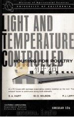 HOUSING FOR POULTRY CIRCULAR 526 PDF电子版封面 S.A. HART