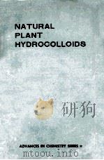 NATURAL PLANT HYDROCOLLOIDS 1954 PDF电子版封面