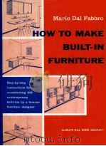 HOW TO MAKE BUILT-IN FURNITURE 1955 PDF电子版封面