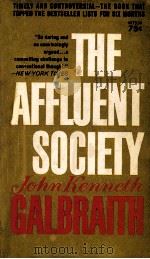 THE AFFLUENT SOCIETY 1964 PDF电子版封面