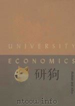 UNIVERSITY ECONOMICS 1964 PDF电子版封面 ARMEN A. ALCHIAN