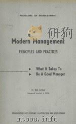 MODERN MANAGEMENT:PRINCIPLES AND PRACTICES（1960 PDF版）